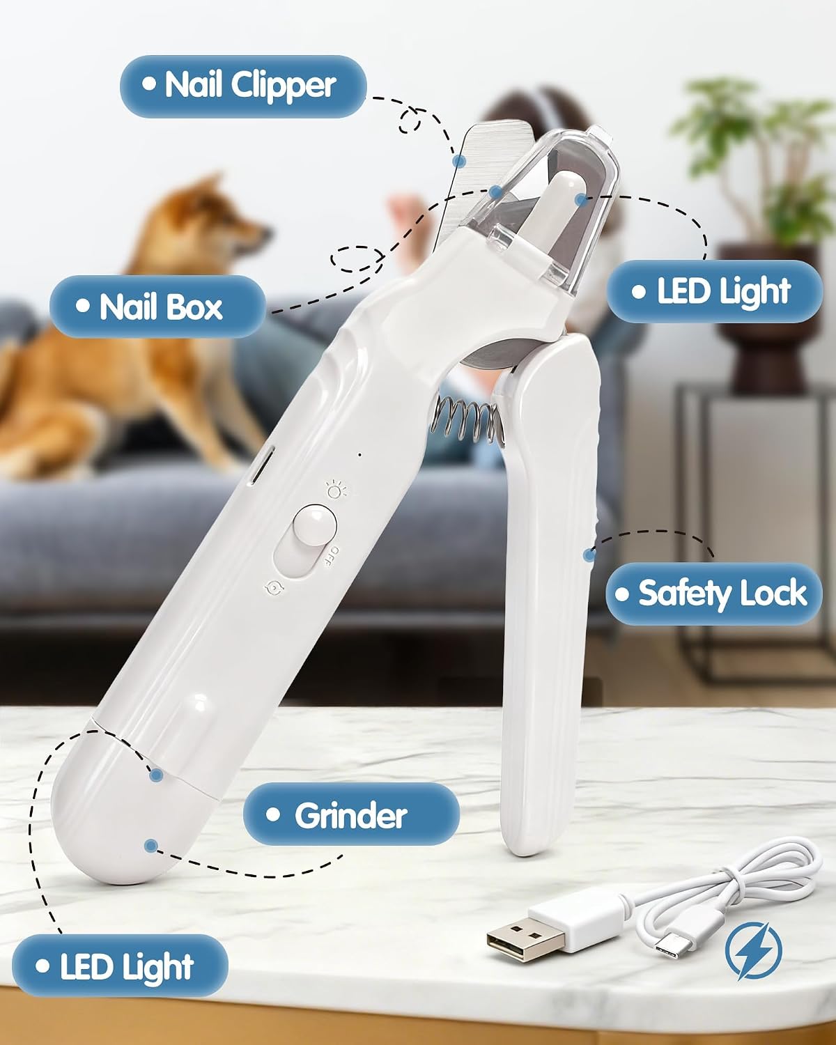 PawLuma LED Pet Nail Trimmer